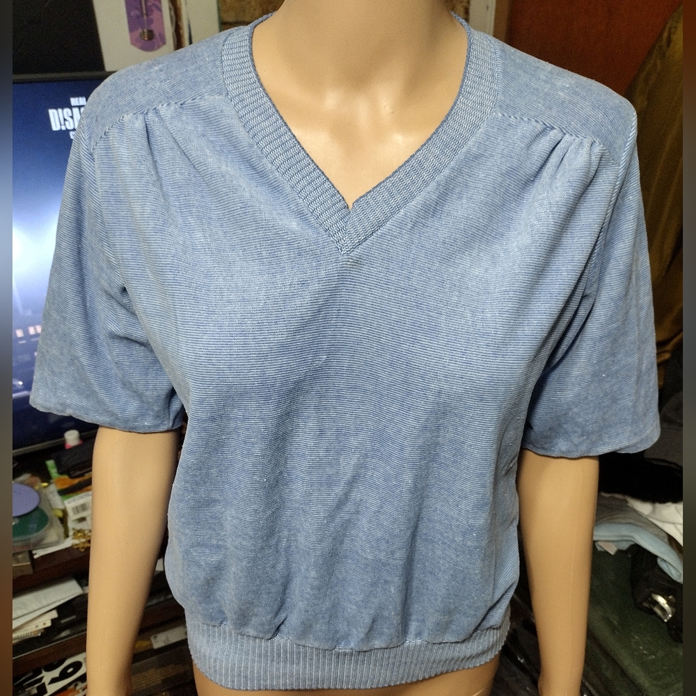 VINTAGE Women's S/S *RC* VELOUR Top.